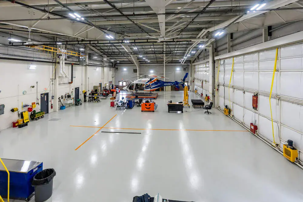 Industrial coating for warehouse